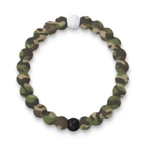Lokai veterans bracelet with camo beads